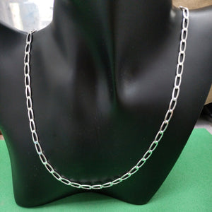 CADENA TEJIDO ESLABONES PLATA .925 55 CM 10 GR (NUEVO)