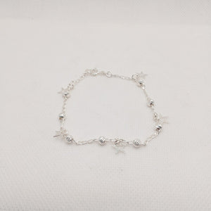PULSERA TEJIDO ESPECIAL PLATA .925 18 CM 2.7 GR (NUEVO)
