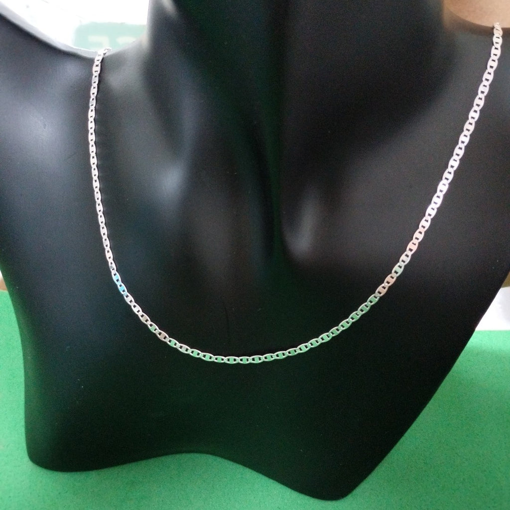 CADENA TEJIDO ESPEJO PLATA .925 60 CM 4.4 GR (NUEVO)