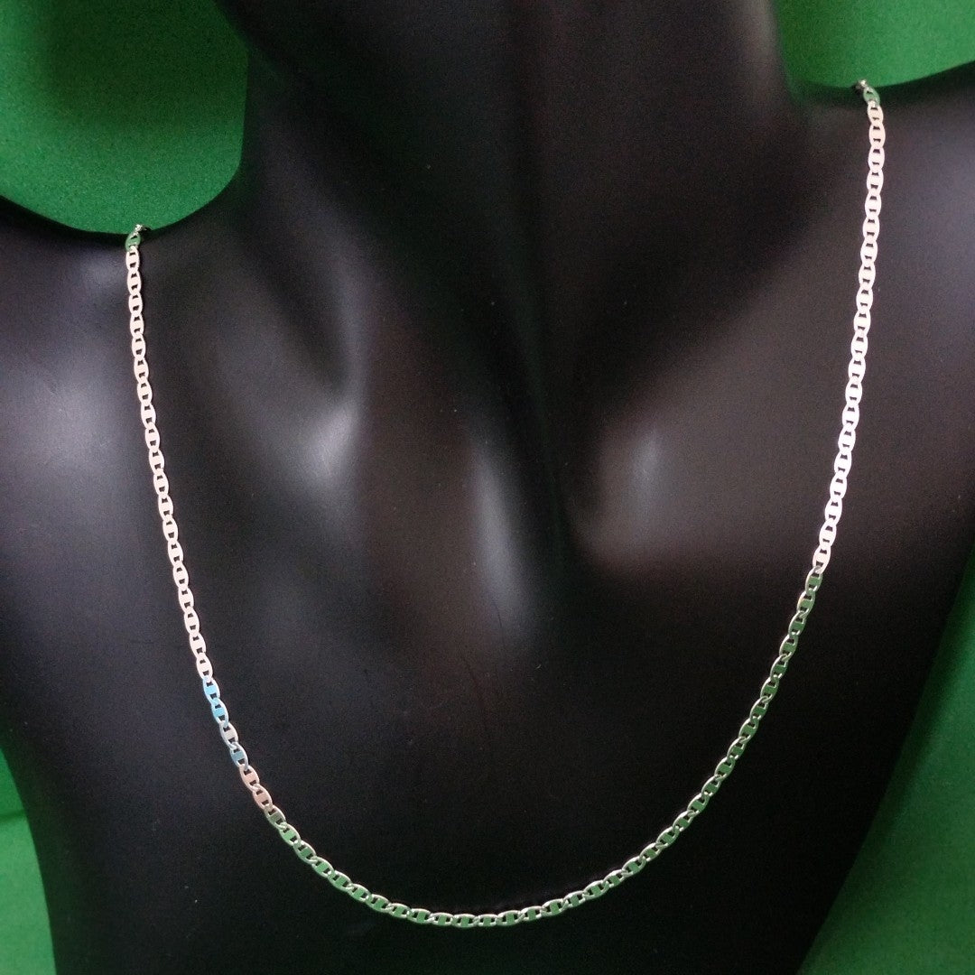 CADENA TEJIDO ESPEJO PLATA .925 60 CM 4.2 GR (NUEVO)