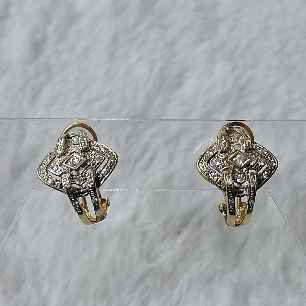 ARETES PAR ORO 14 K 7,00 GRMS (SEMINUEVO)