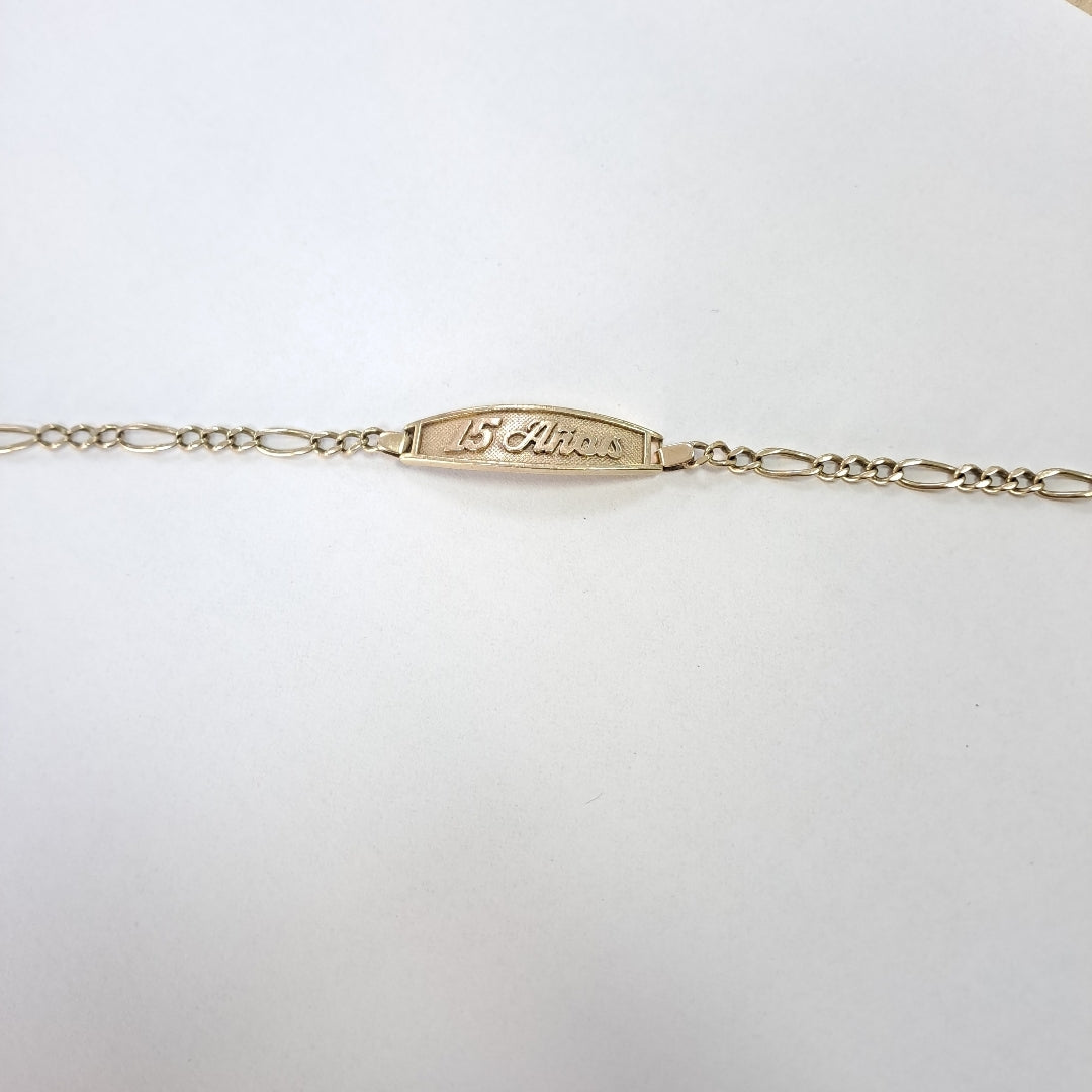 ESCLAVA ORO 14 K 8.9 GRMS (SEMINUEVO)