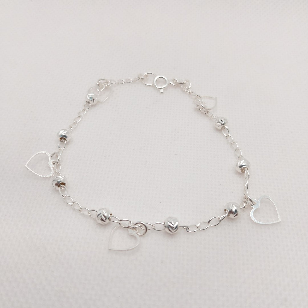 PULSERA TEJIDO ESPECIAL PLATA .925 18 CM 2.6 GR (NUEVO)