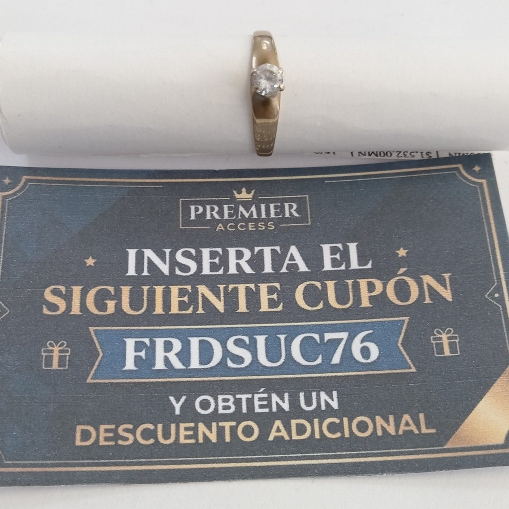 SOLITARIO ORO 10 K 1,40 GRMS (SEMINUEVO)