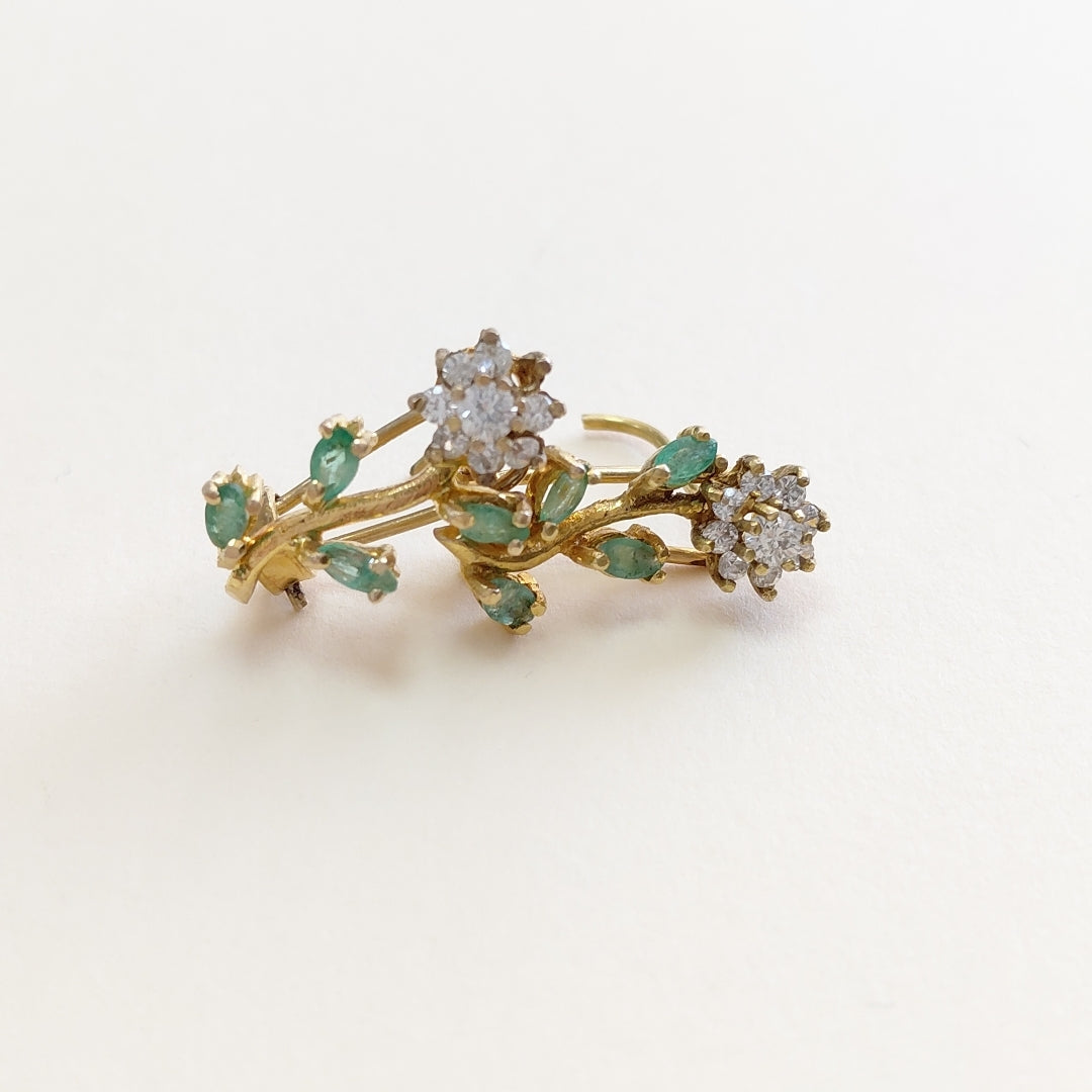 ARETES PAR ORO 14 K 3.5 GRMS (SEMINUEVO)