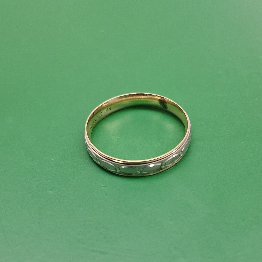 ARGOLLA ORO COMBINADO 14 K 2,00 GRMS (SEMINUEVO)