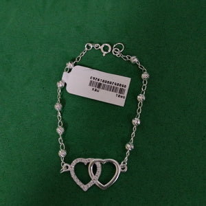 PULSERA TEJIDO TEJIDO ESPECIAL PLATA .925 18 CM 4.1 GR (NUEVO)