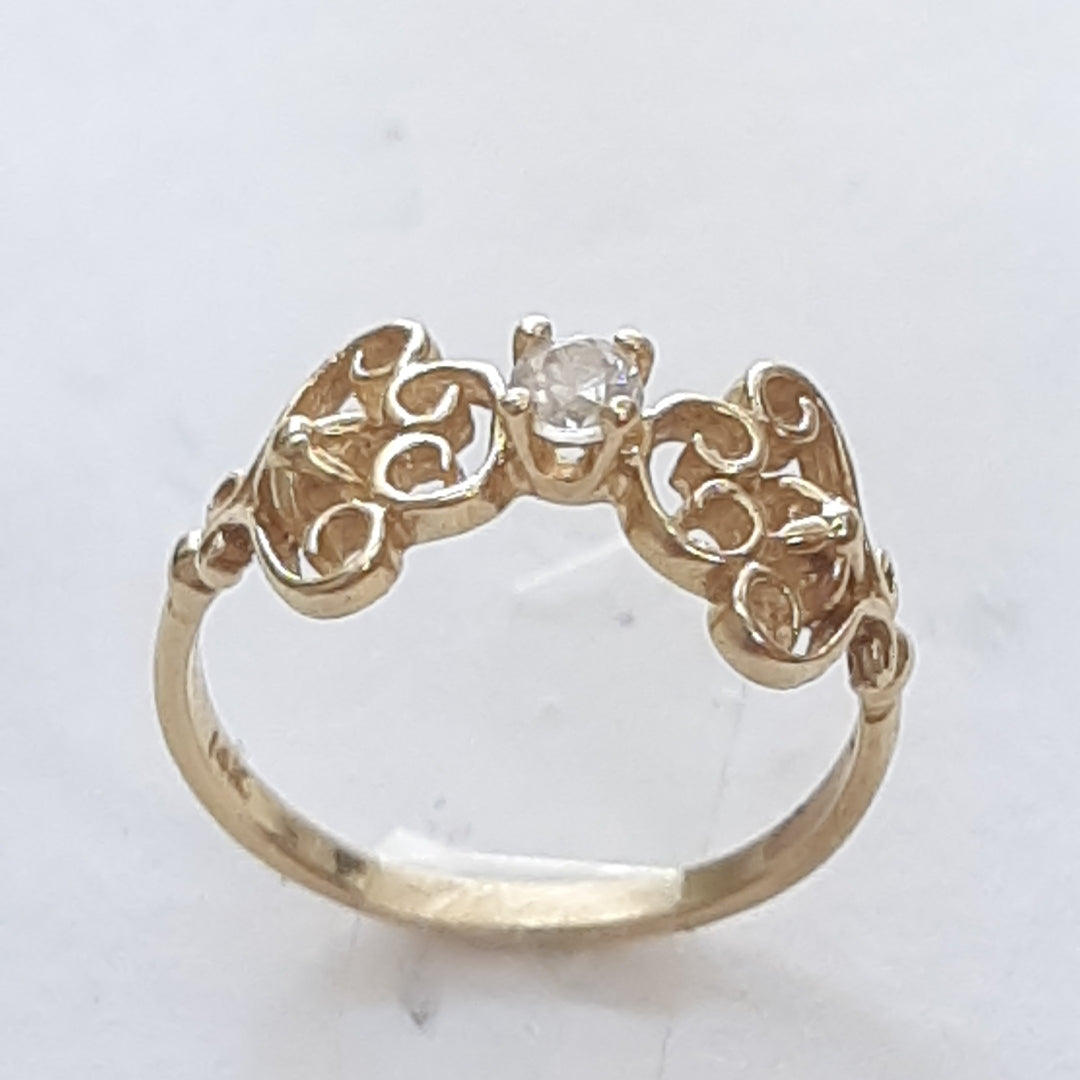 SOLITARIO ORO 14 K 1,60 GRMS (SEMINUEVO)