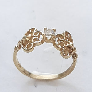 SOLITARIO ORO 14 K 1,60 GRMS (SEMINUEVO)
