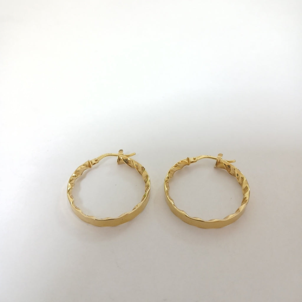 ARRACADAS PAR ORO 14 K 2.2 GRMS (SEMINUEVO)