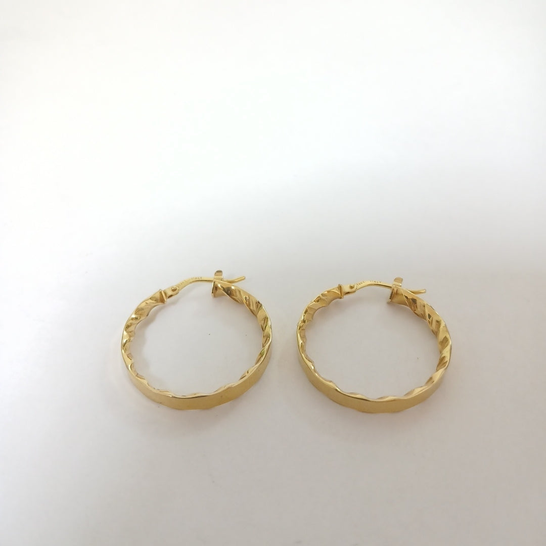 ARRACADAS PAR ORO 14 K 2.2 GRMS (SEMINUEVO)