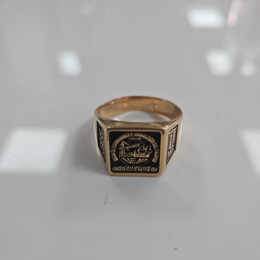 ANILLO CONMEMORATIVO ORO 14 K 16,00 GRMS (SEMINUEVO)