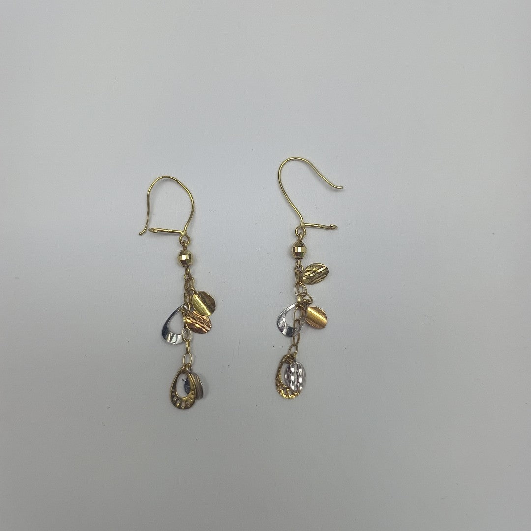 ARETES PAR ORO 10 K 1,90 GRMS (SEMINUEVO)