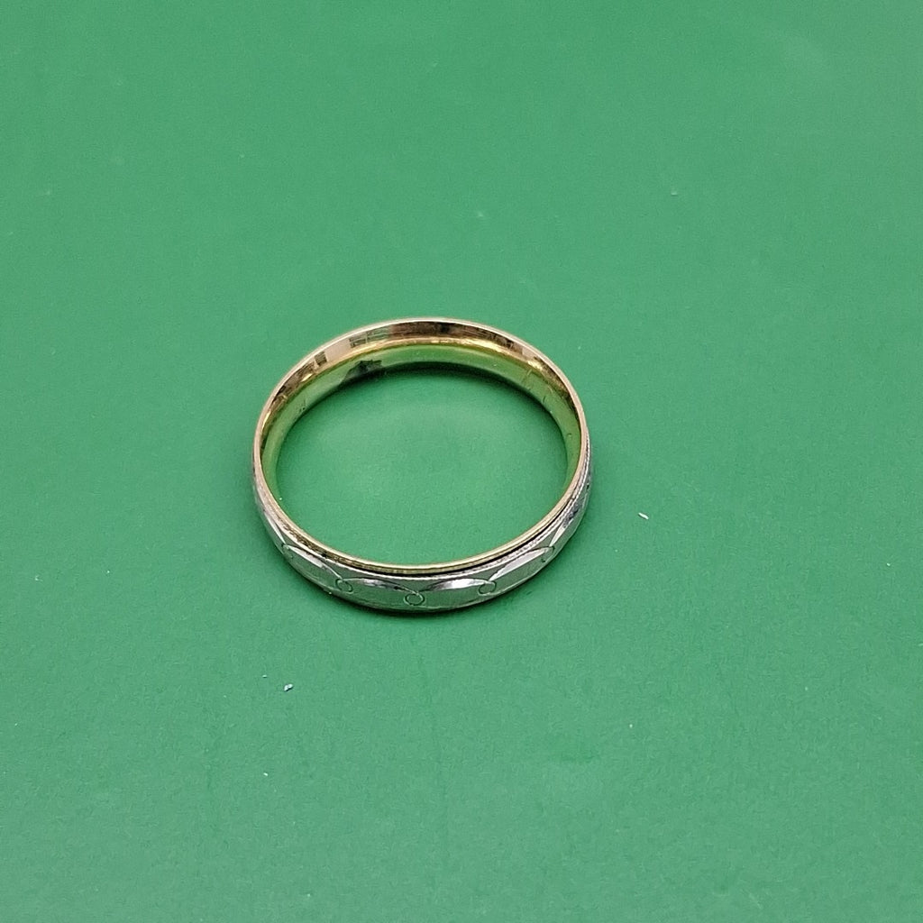 ARGOLLA ORO COMBINADO 14 K 1,80 GRMS (SEMINUEVO)