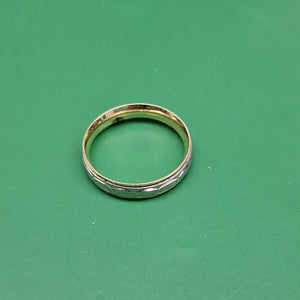 ARGOLLA ORO COMBINADO 14 K 1,80 GRMS (SEMINUEVO)