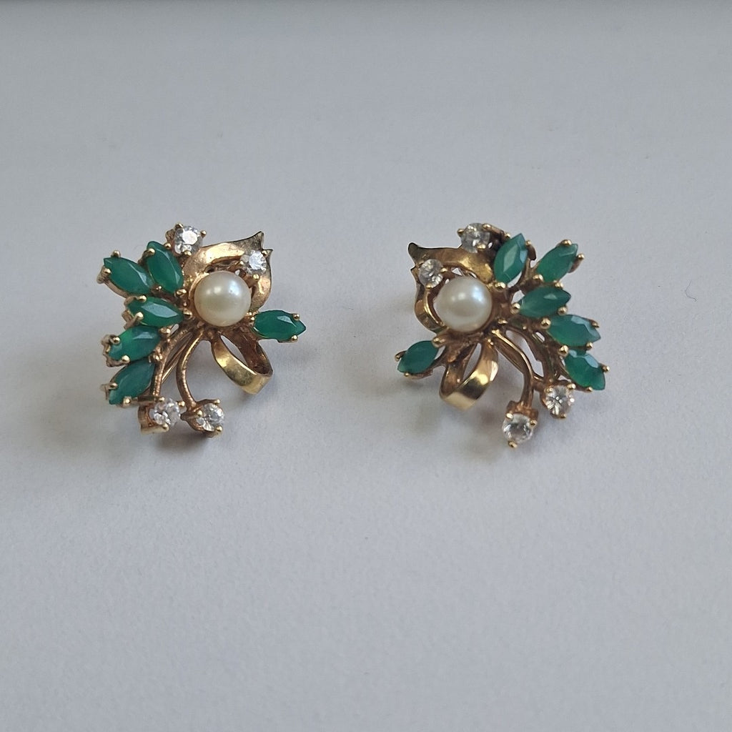 ARETES PAR ORO 14 K 6.9 GRMS (SEMINUEVO)