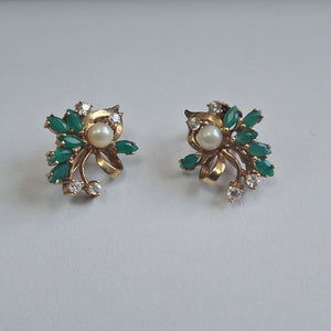 ARETES PAR ORO 14 K 6.9 GRMS (SEMINUEVO)