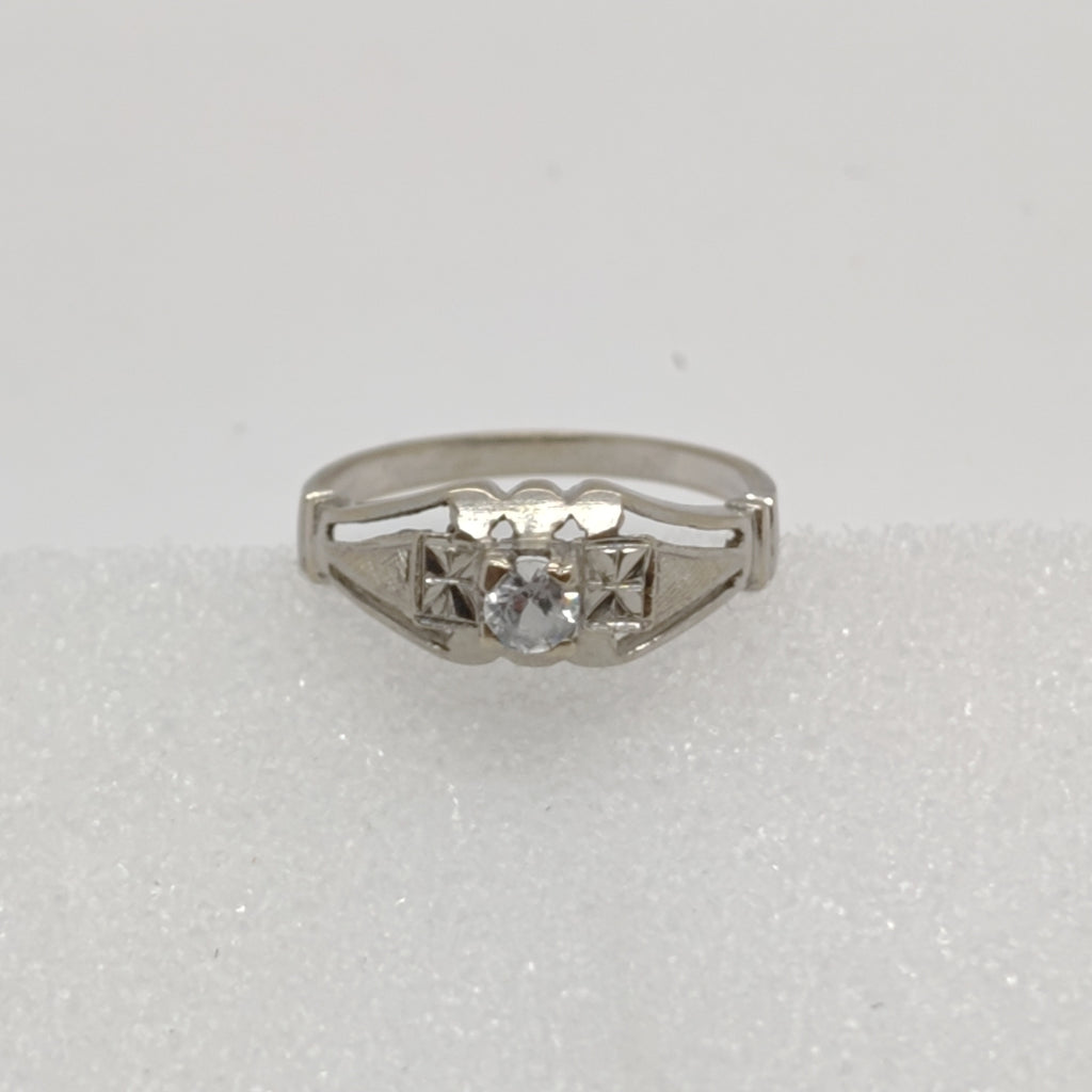 ANILLITO ORO BLANCO 14 K 1,80 GRMS (SEMINUEVO)