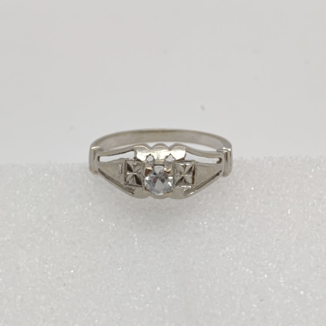 ANILLITO ORO BLANCO 14 K 1,80 GRMS (SEMINUEVO)