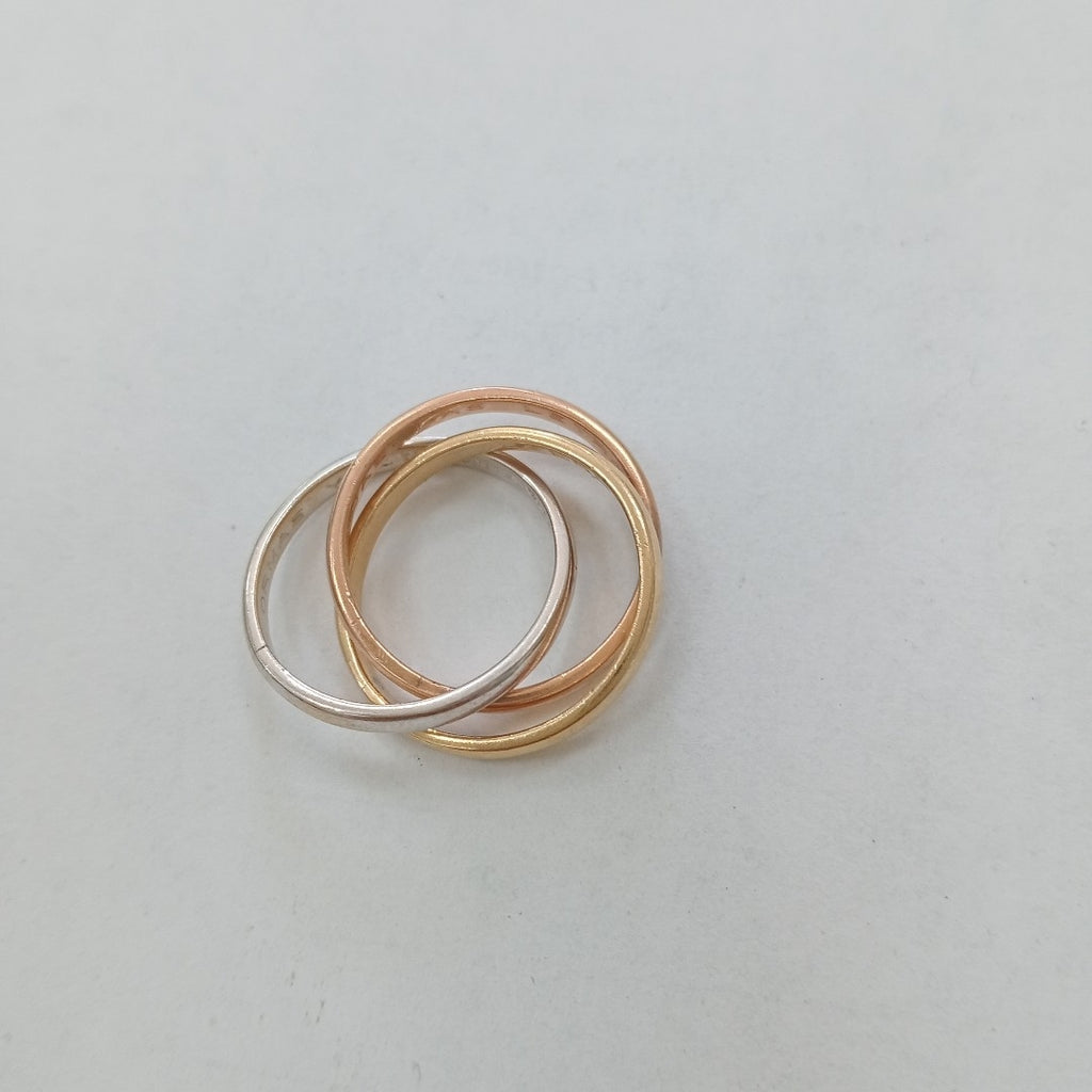 ARGOLLA ORO COMBINADO 14 K 7 GRMS (SEMINUEVO)