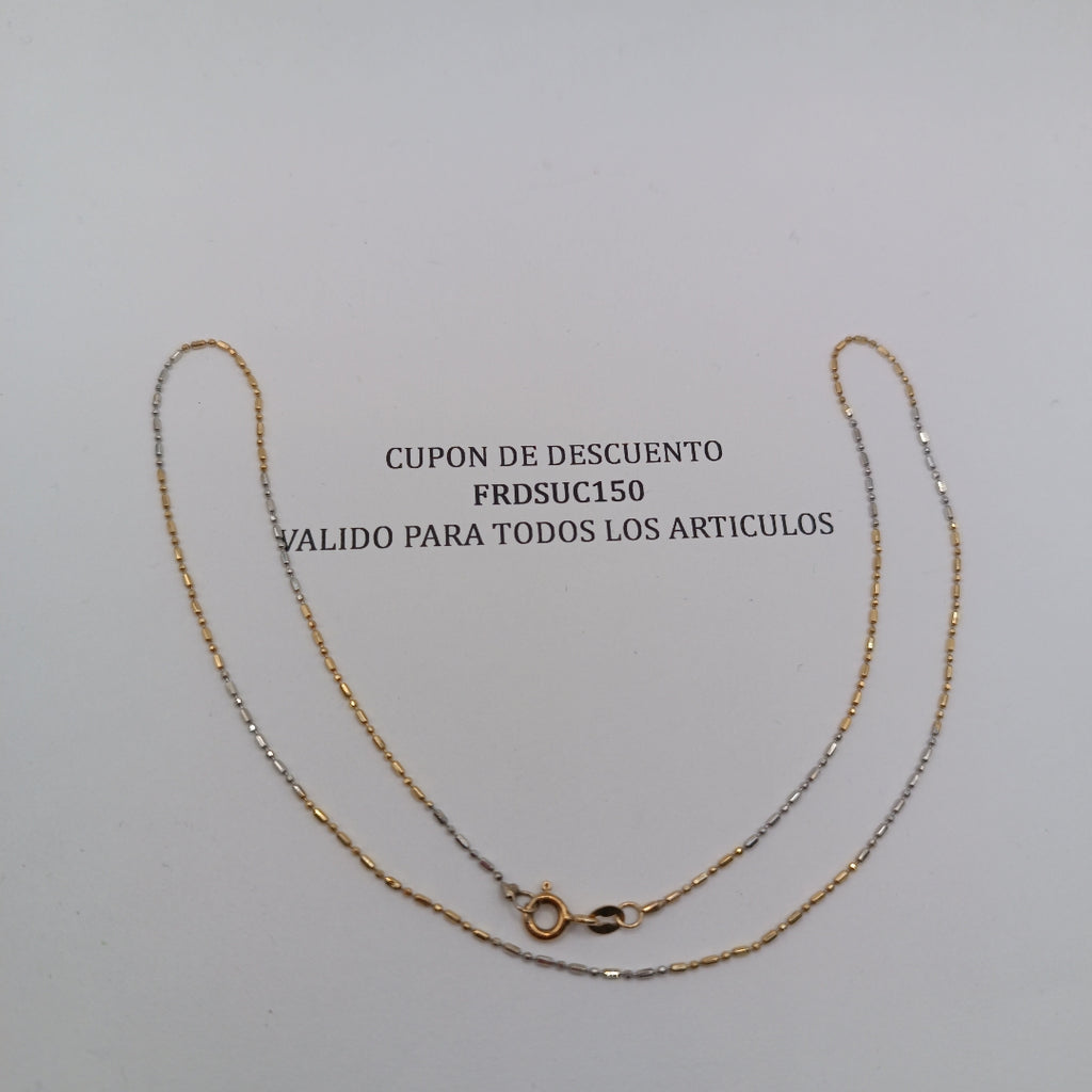 CADENA ORO 14 K 1.5 GRMS (SEMINUEVO)