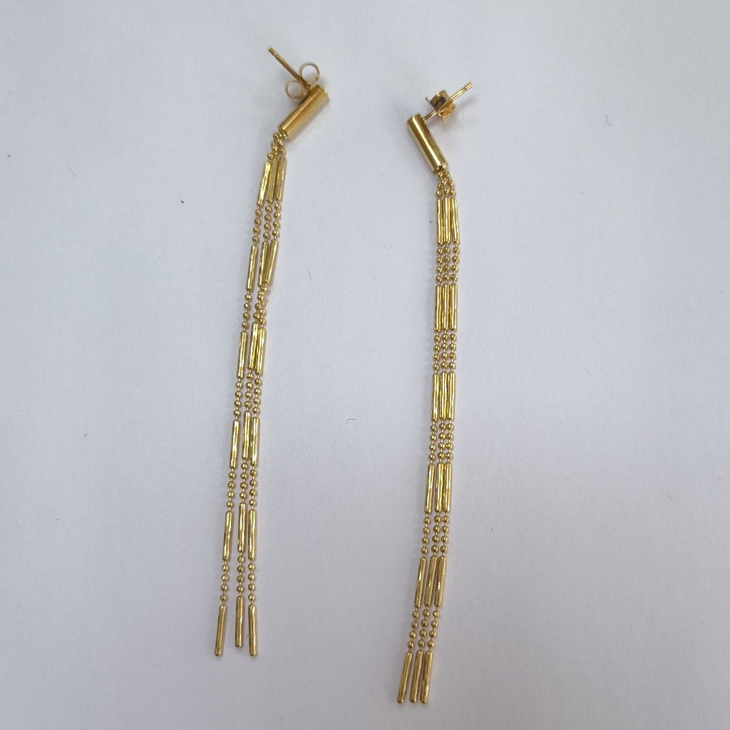 ARETES PAR ORO 14 K 4,20 GRMS (SEMINUEVO)