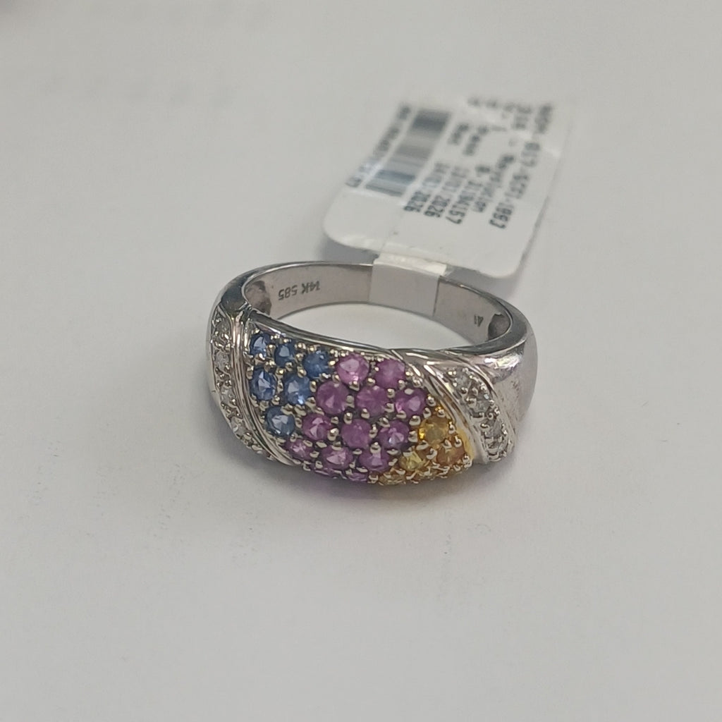 ANILLITO ORO BLANCO 14 K 4.8 GRMS (SEMINUEVO)