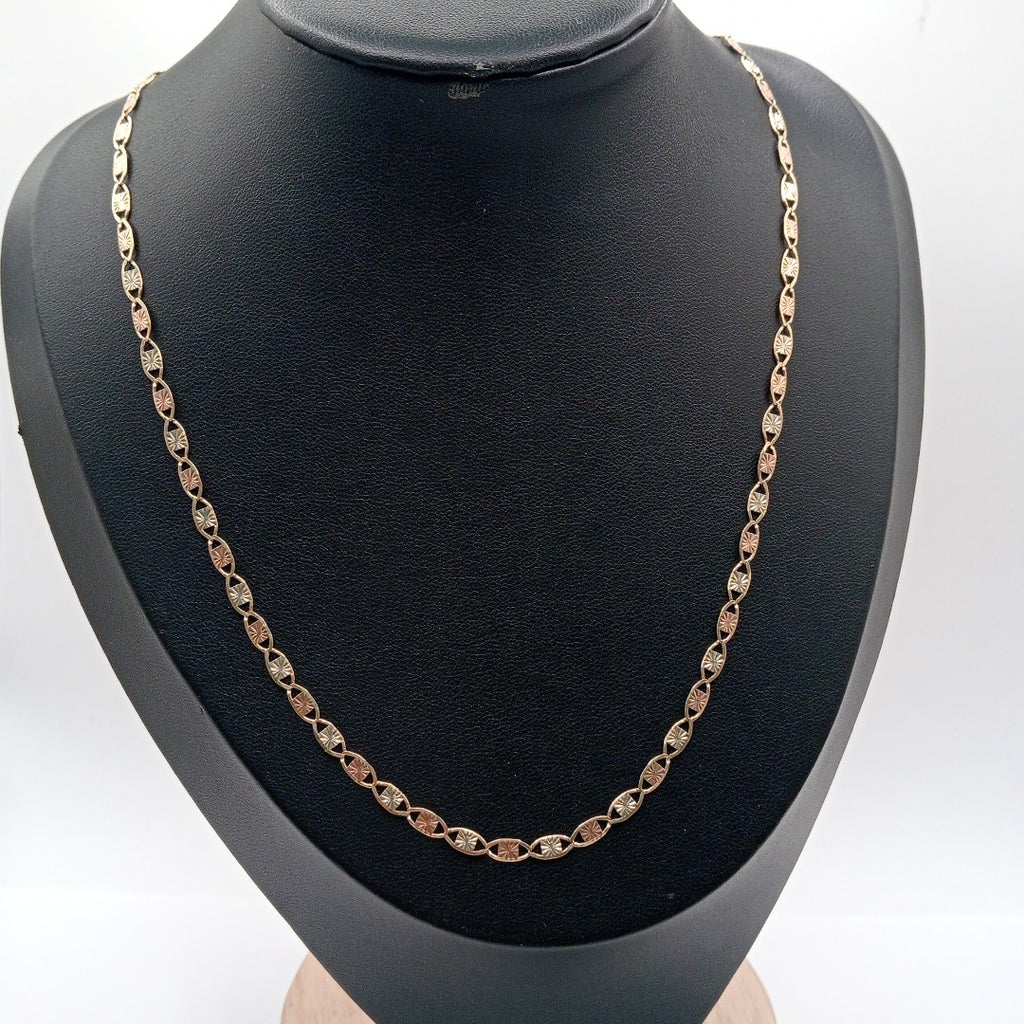 CADENA ORO COMBINADO 10 K 6,40 GRMS (SEMINUEVO)