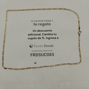 CADENA ORO 10 K 3.1 GRMS (SEMINUEVO)