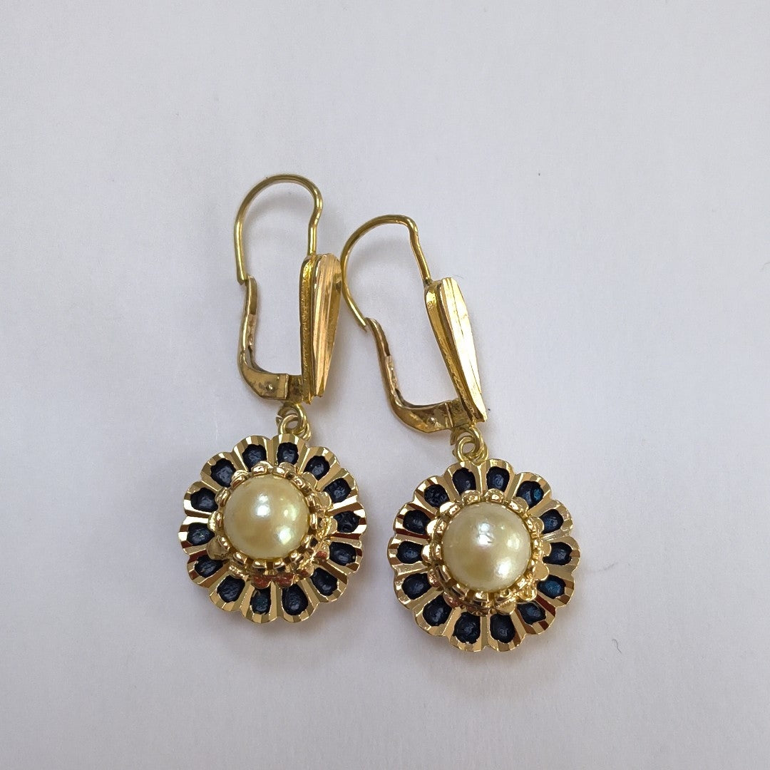 ARETES PAR ORO 10 K 7.8 GRMS (SEMINUEVO)