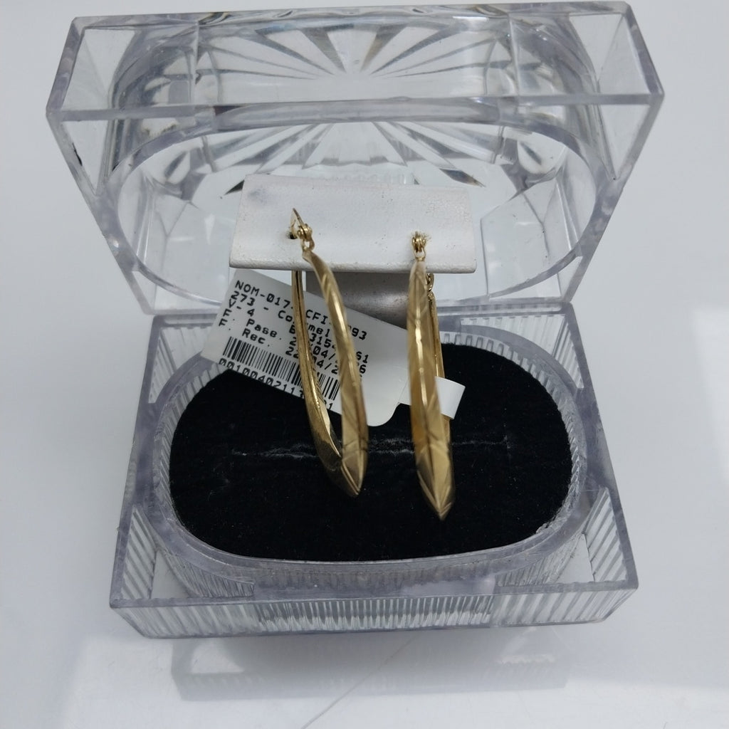ARETES PAR ORO 14 K 3.6 GRMS (SEMINUEVO)