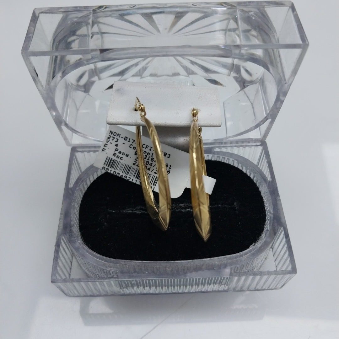 ARETES PAR ORO 14 K 3.6 GRMS (SEMINUEVO)
