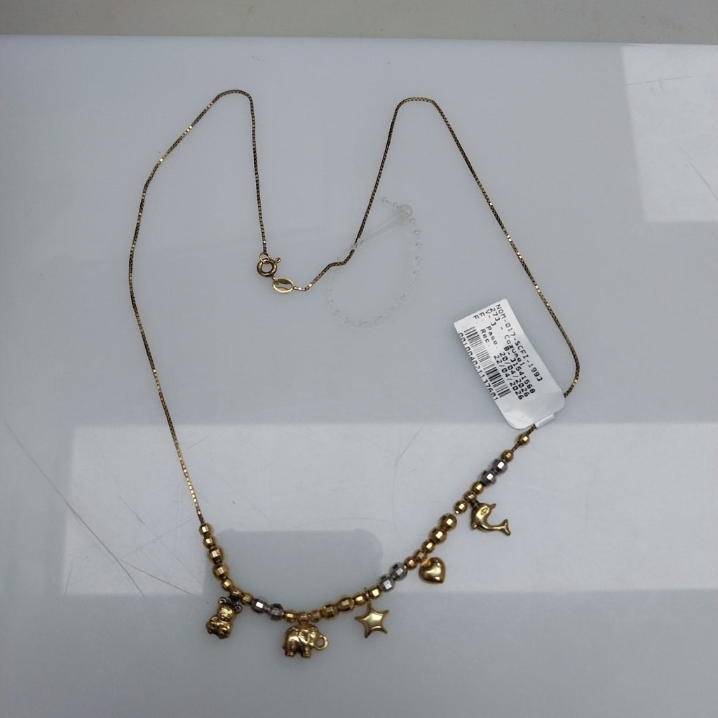 GARGANTILLA ORO, ORO COMBINADO 10 K 5.5 GRMS (SEMINUEVO)