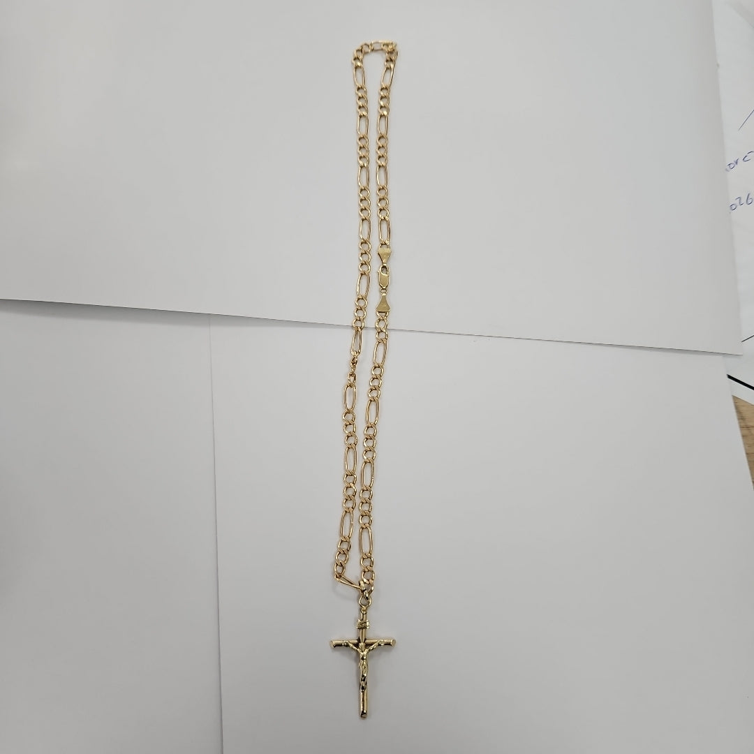 CADENA, DIJE ORO 14 K 10.6 GRMS (SEMINUEVO)