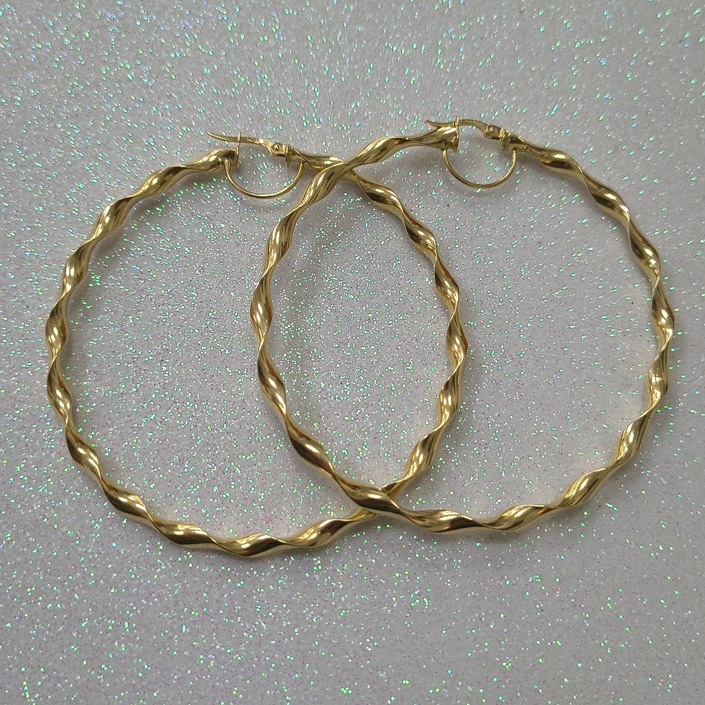 ARRACADAS PAR ORO 14 K 8.2 GRMS (SEMINUEVO)