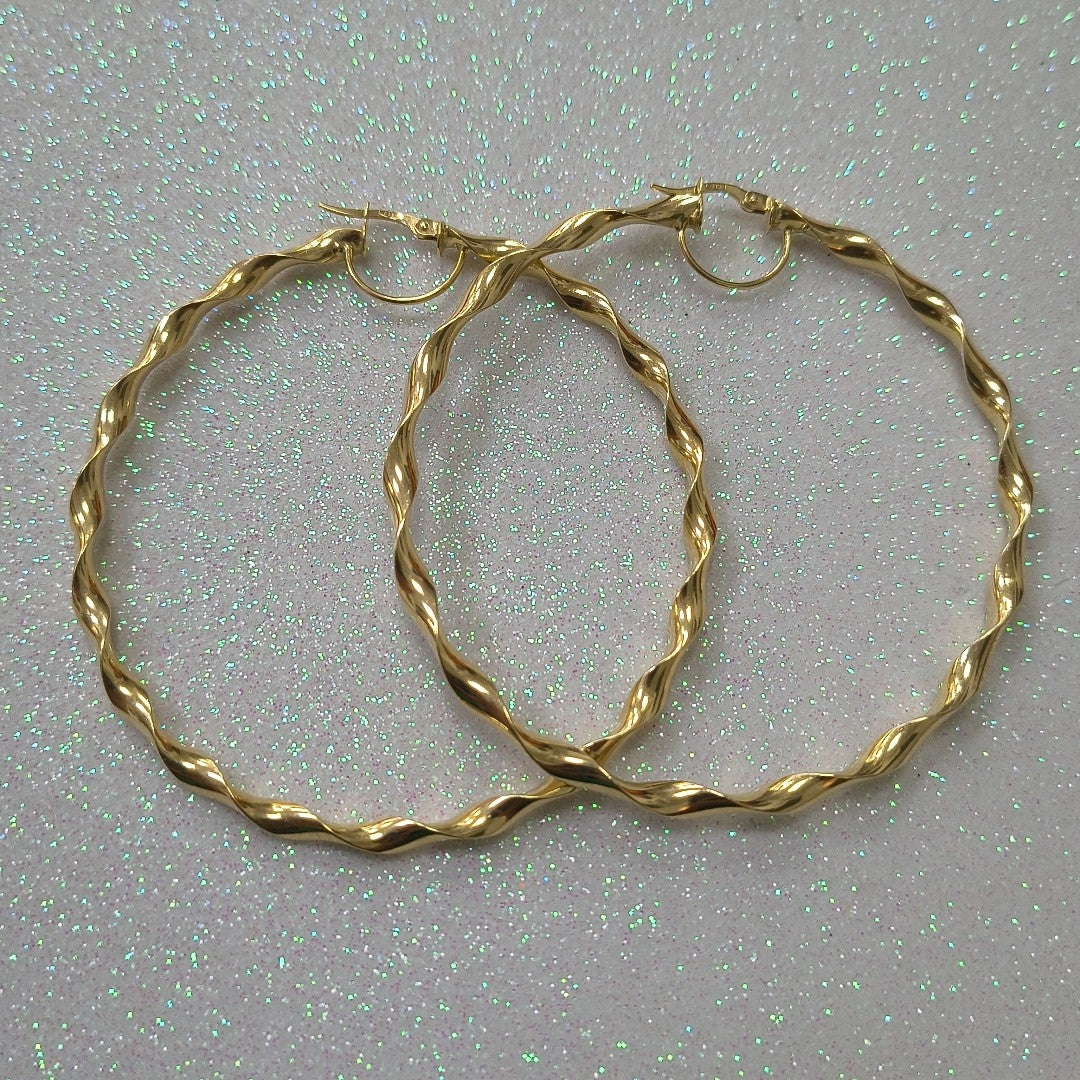 ARRACADAS PAR ORO 14 K 8.2 GRMS (SEMINUEVO)