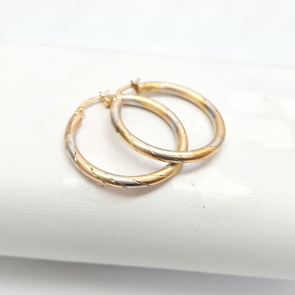 ARRACADAS PAR ORO 14 K 4 GRMS (SEMINUEVO)