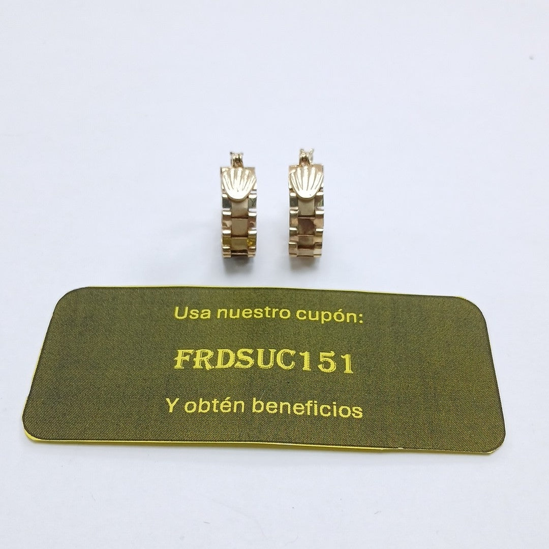 ARRACADAS PAR ORO 10 K 3.4 GRMS (SEMINUEVO)