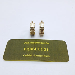 ARRACADAS PAR ORO 10 K 3.4 GRMS (SEMINUEVO)