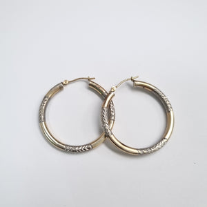 ARRACADAS PAR ORO, ORO COMBINADO 10 K 3.5 GRMS (SEMINUEVO)