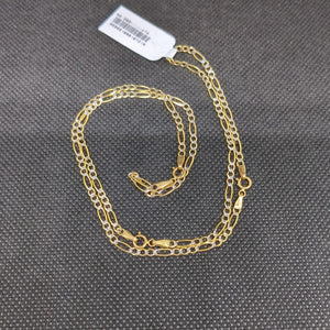 CADENAS CARTIER 3 1 DIAMANTADA ORO 14K 4.6 (NUEVO)