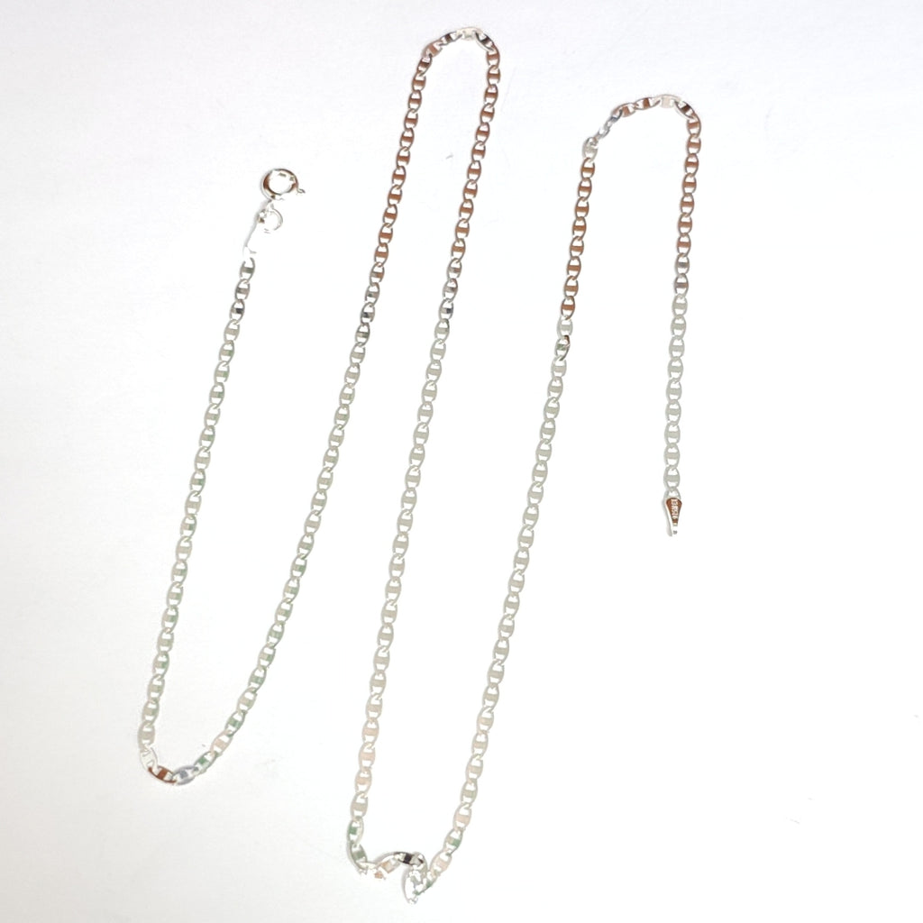 CADENA TEJIDO ESPEJO PLATA .925 60 CM 4.2 GR (NUEVO)