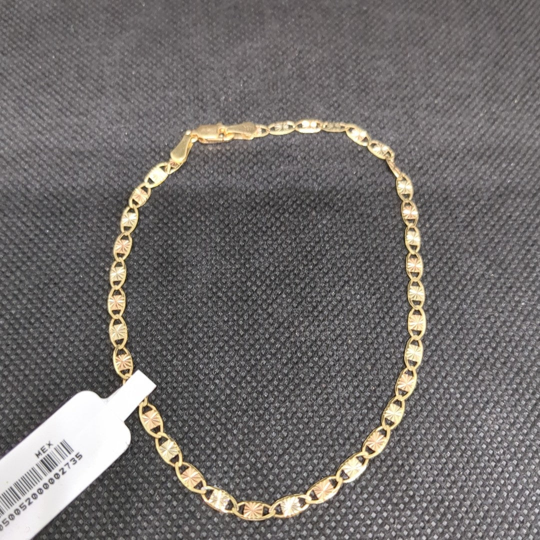 PULSERA TEJIDO MARINERO 3.81GR 23 CM (NUEVO)