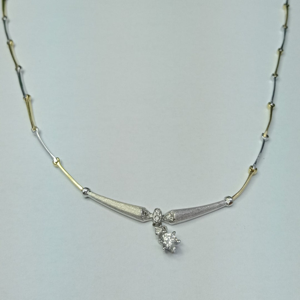 GARGANTILLA ORO, ORO COMBINADO 14 K 11.1 GRMS (SEMINUEVO)