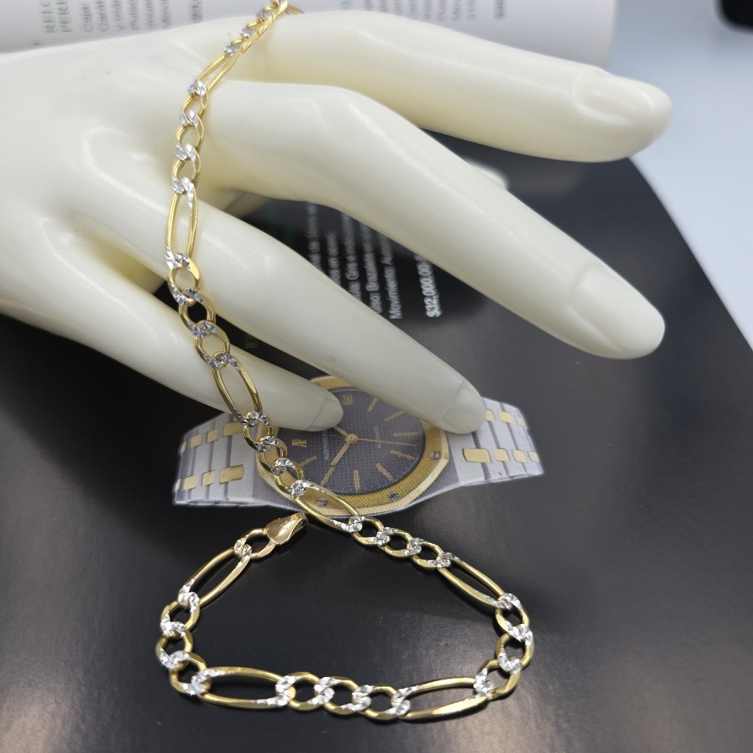 PULSERA ORO, RODIADO 10 K 7.2 GRMS (SEMINUEVO)