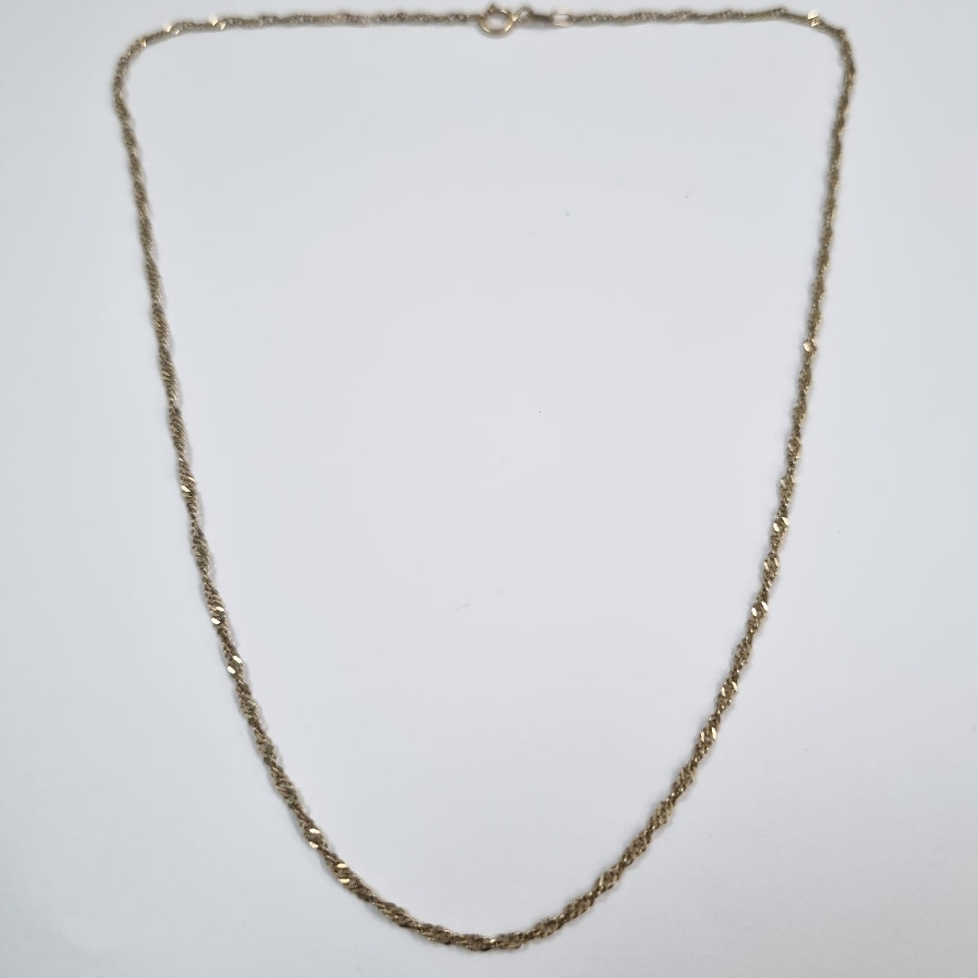 CADENA ORO 14 K 2,10 GRMS (SEMINUEVO)