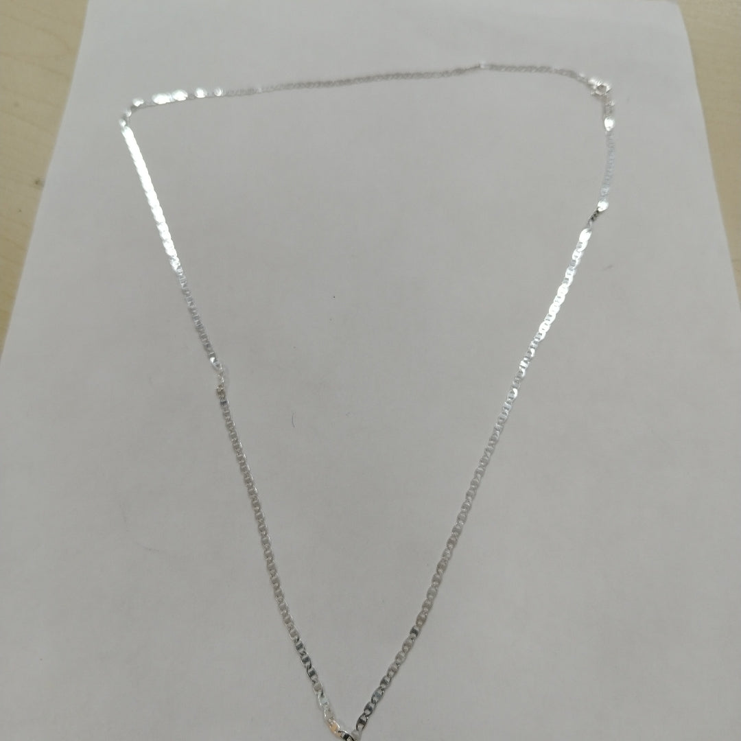 CADENA TEJIDO ESPEJO PLATA .925 60 CM 4.4 GR (NUEVO)