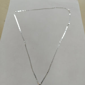 CADENA TEJIDO ESPEJO PLATA .925 60 CM 4.4 GR (NUEVO)