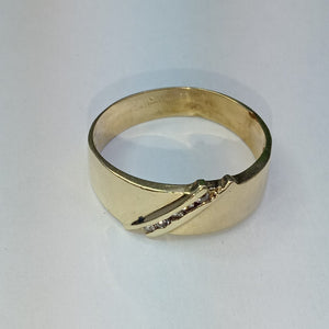 ANILLO ORO 14 K 4.6 GRMS (SEMINUEVO)