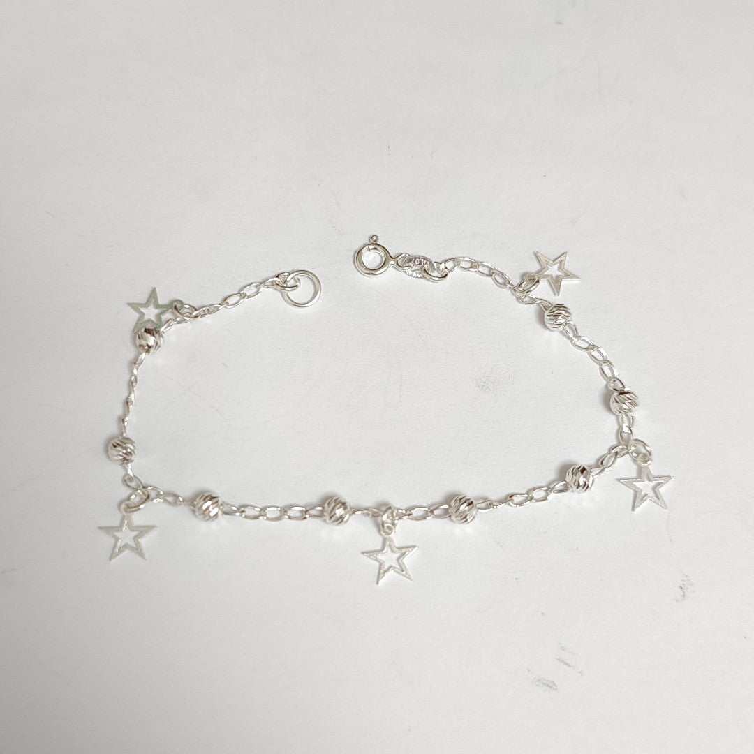 PULSERA TEJIDO ESPECIAL PLATA .925 18 CM 2.7 GR (NUEVO)